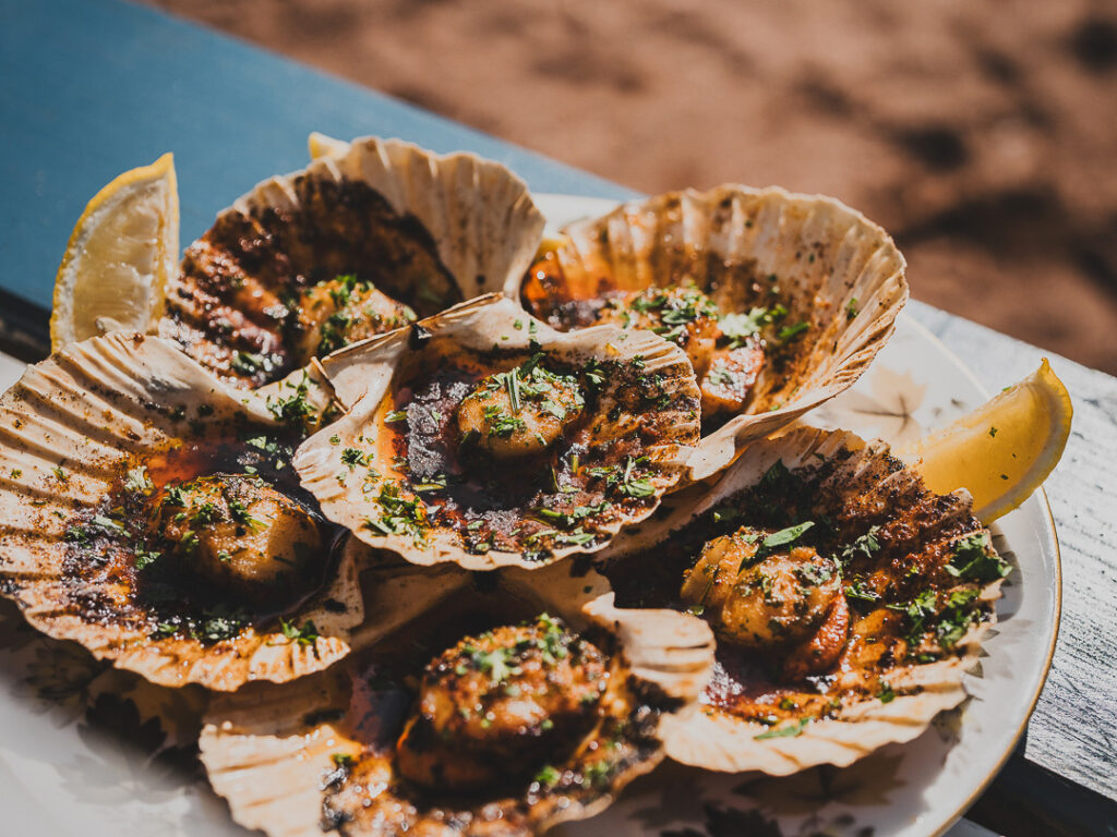 Start Bay Hand Dived Scallops Cafe De Paris Butter