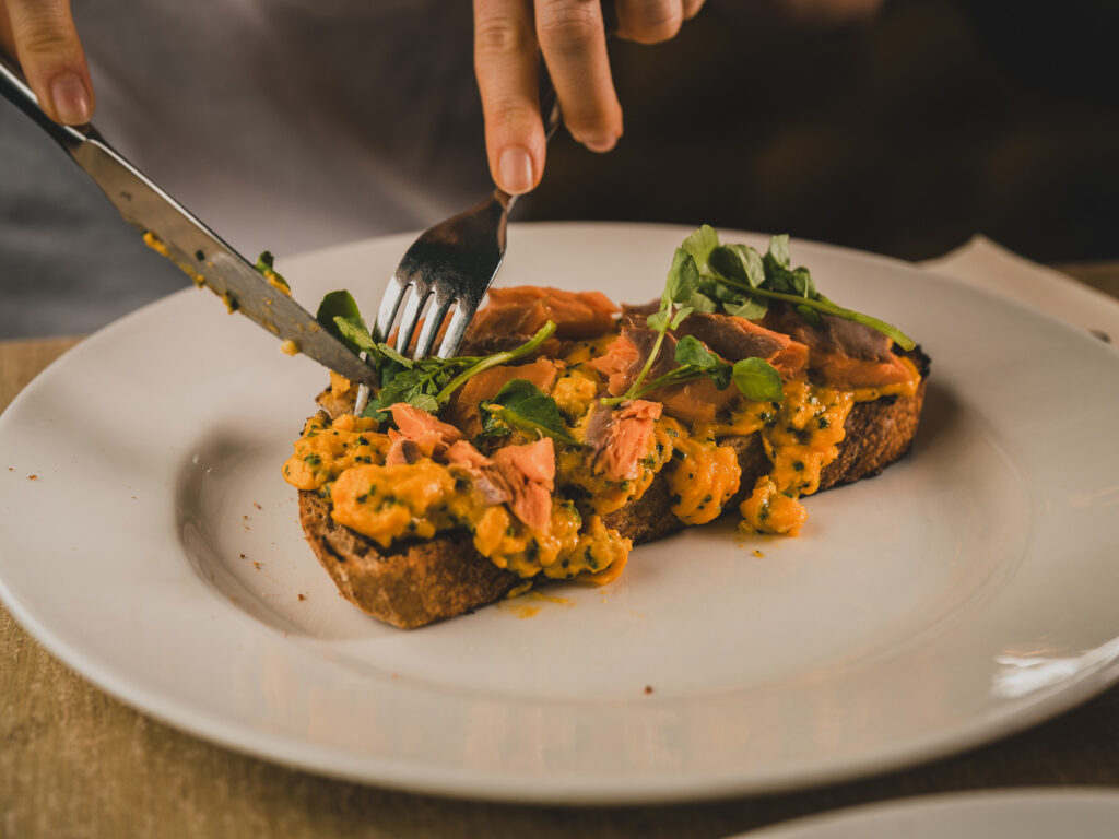 Trout Scrambled Egg